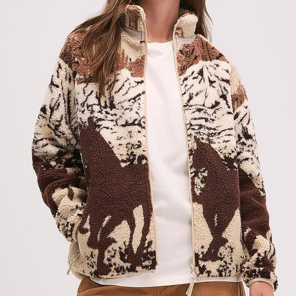 Kuwalla Wild horses fleece loose jacket - Picture 3 of 3